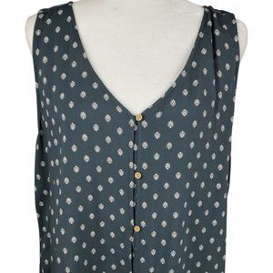 Susina Button Down Tank Top